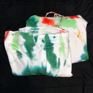 Jeffree Star Christmas Tie-Dye Hoodie/Sweatpants Set